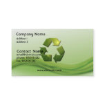 Recycle Symbol Business Card
