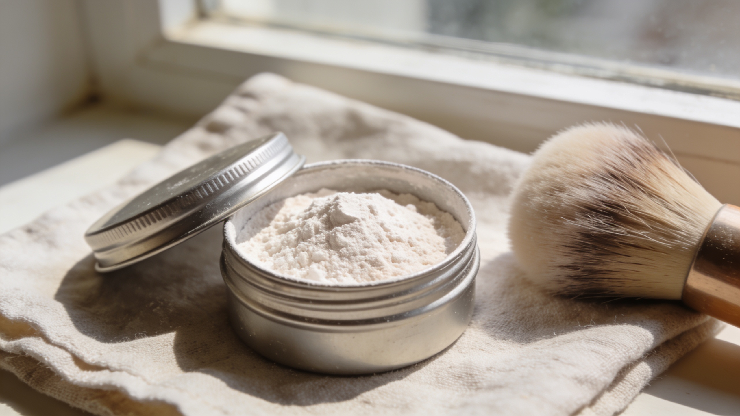 Photo of a small tin of natural deodorant