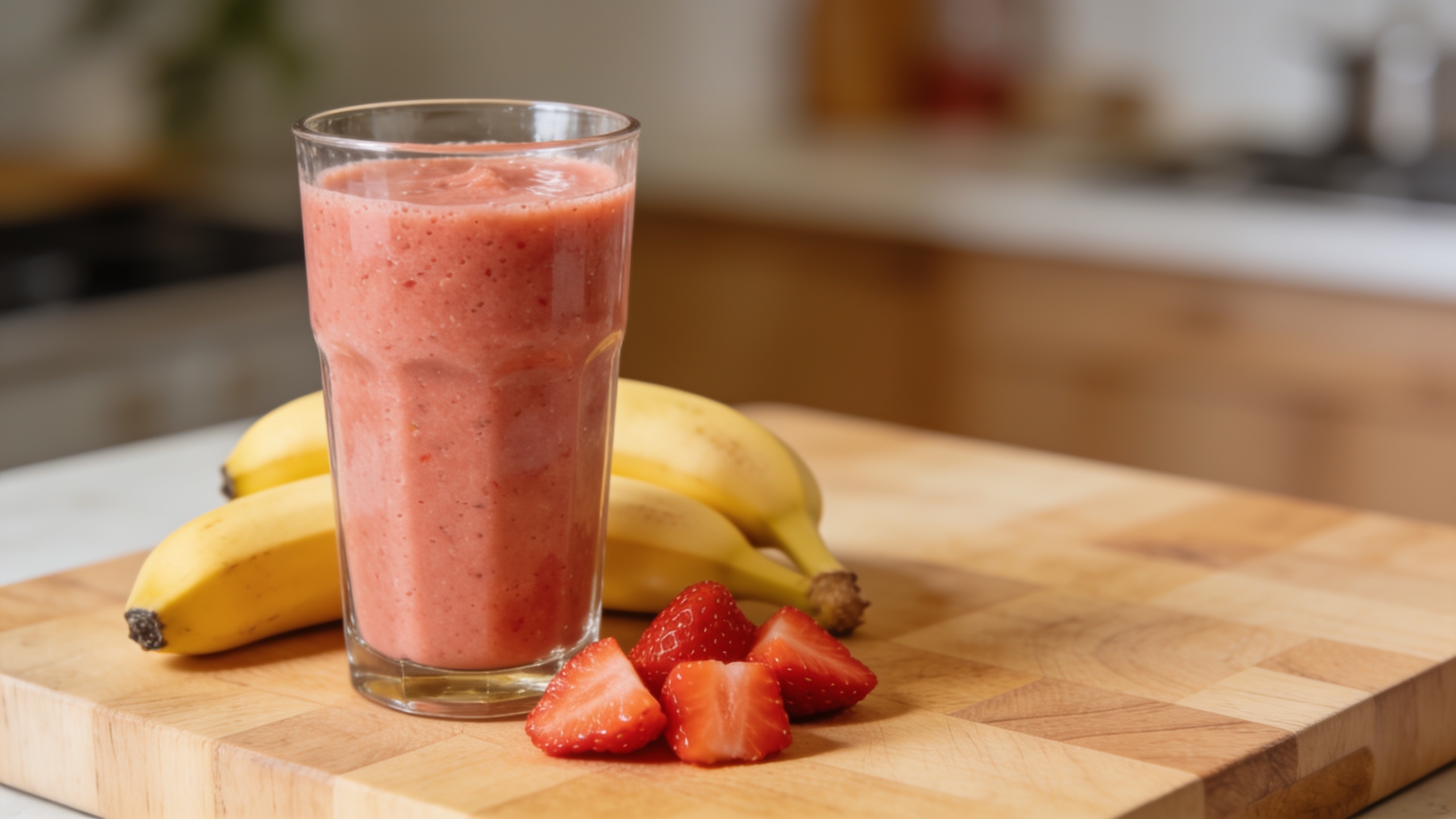 Photo of a fruit and yogurt smoothie