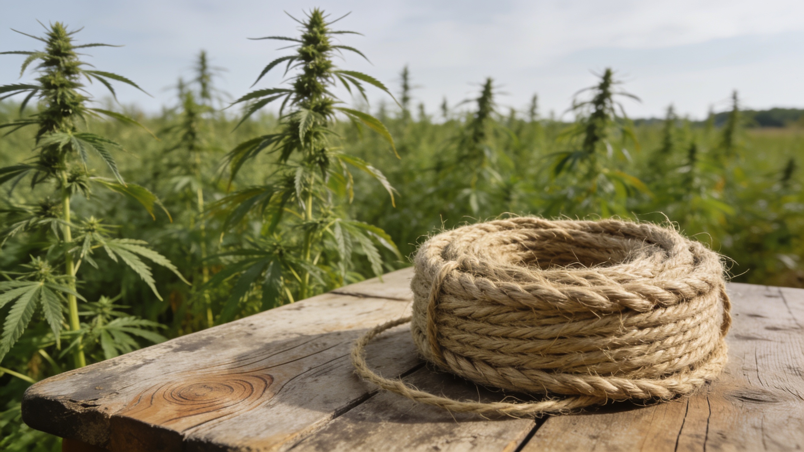 Photo of a hemp field
