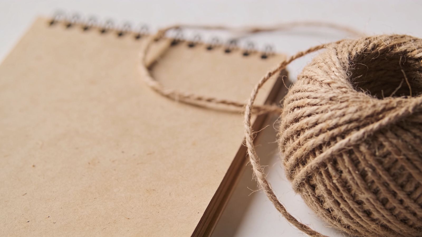 Photo of hemp paper or fiber material