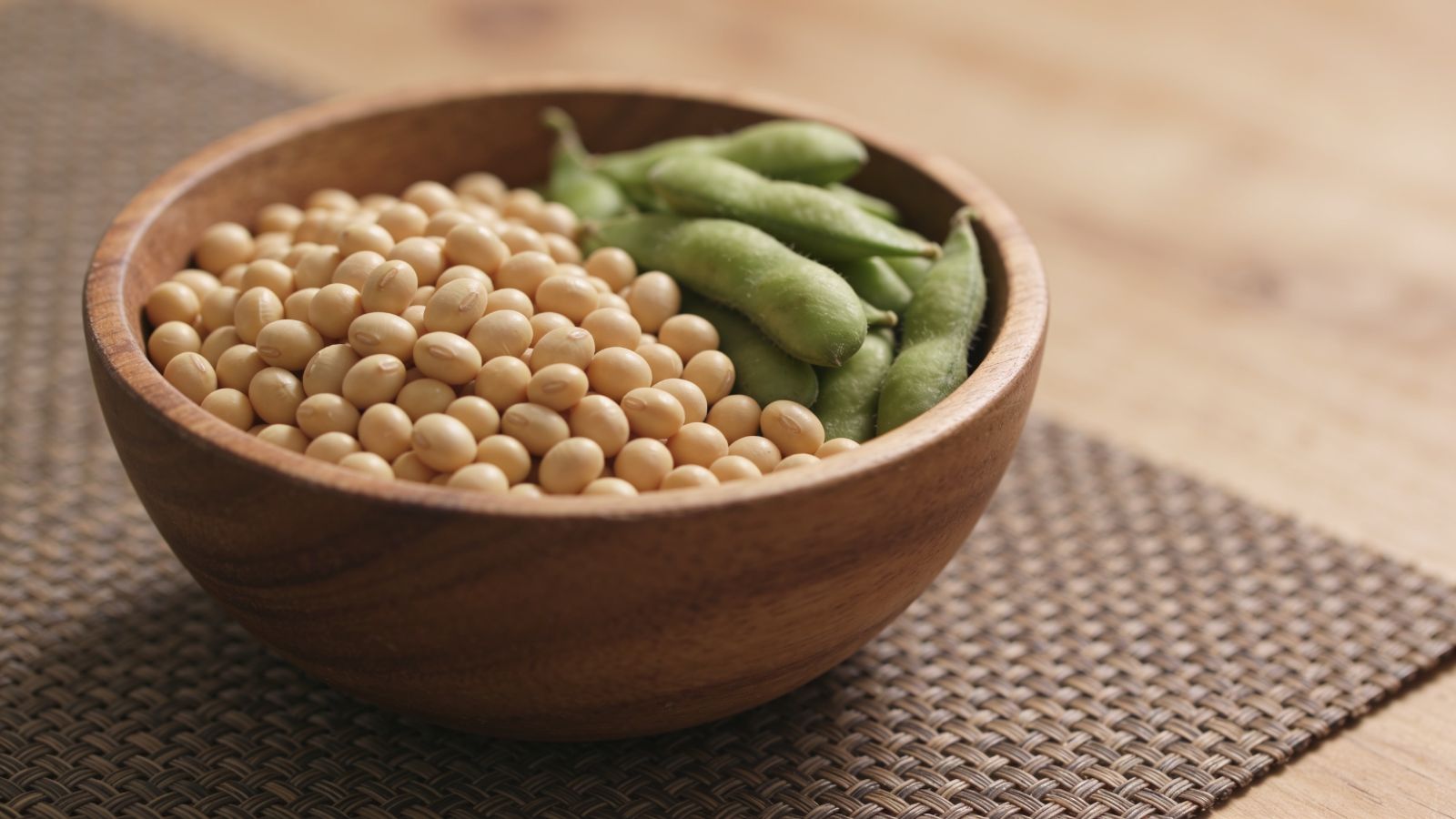 Photo of soybeans or a soy field