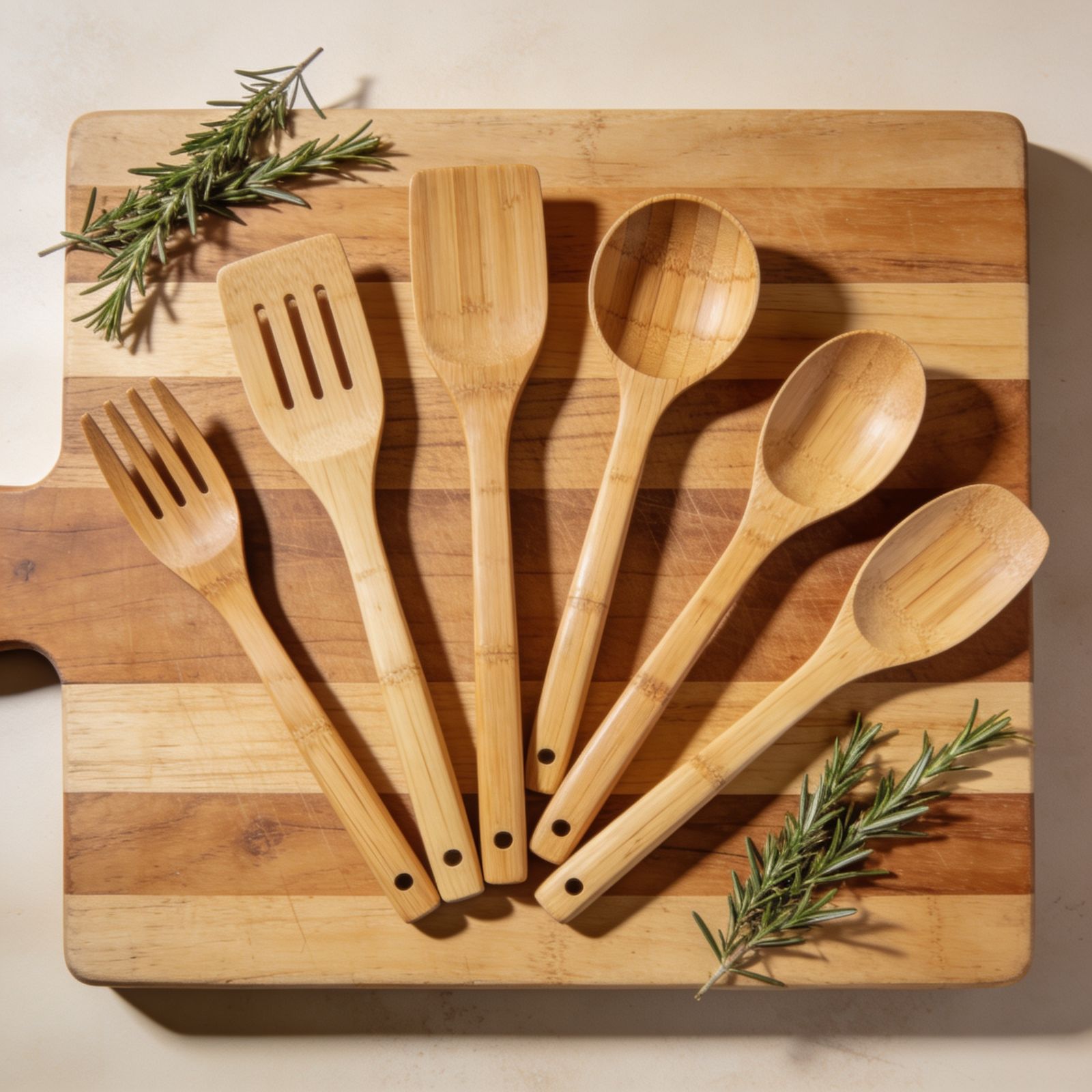 Natural kitchenware and cleaning ingredients