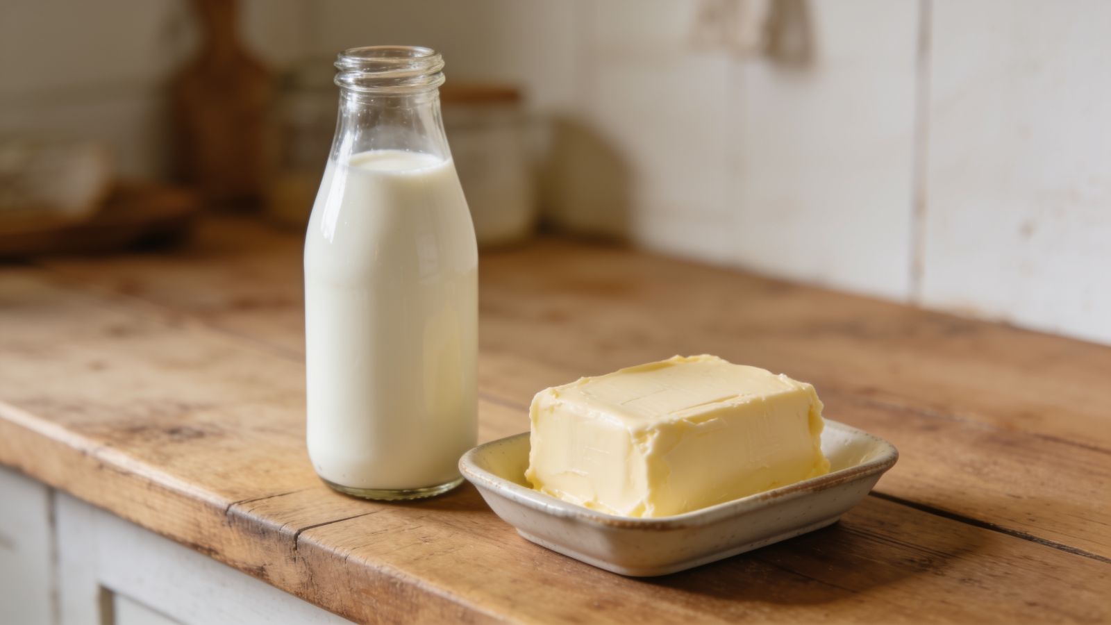 Photo of a dairy farm or glass of milk
