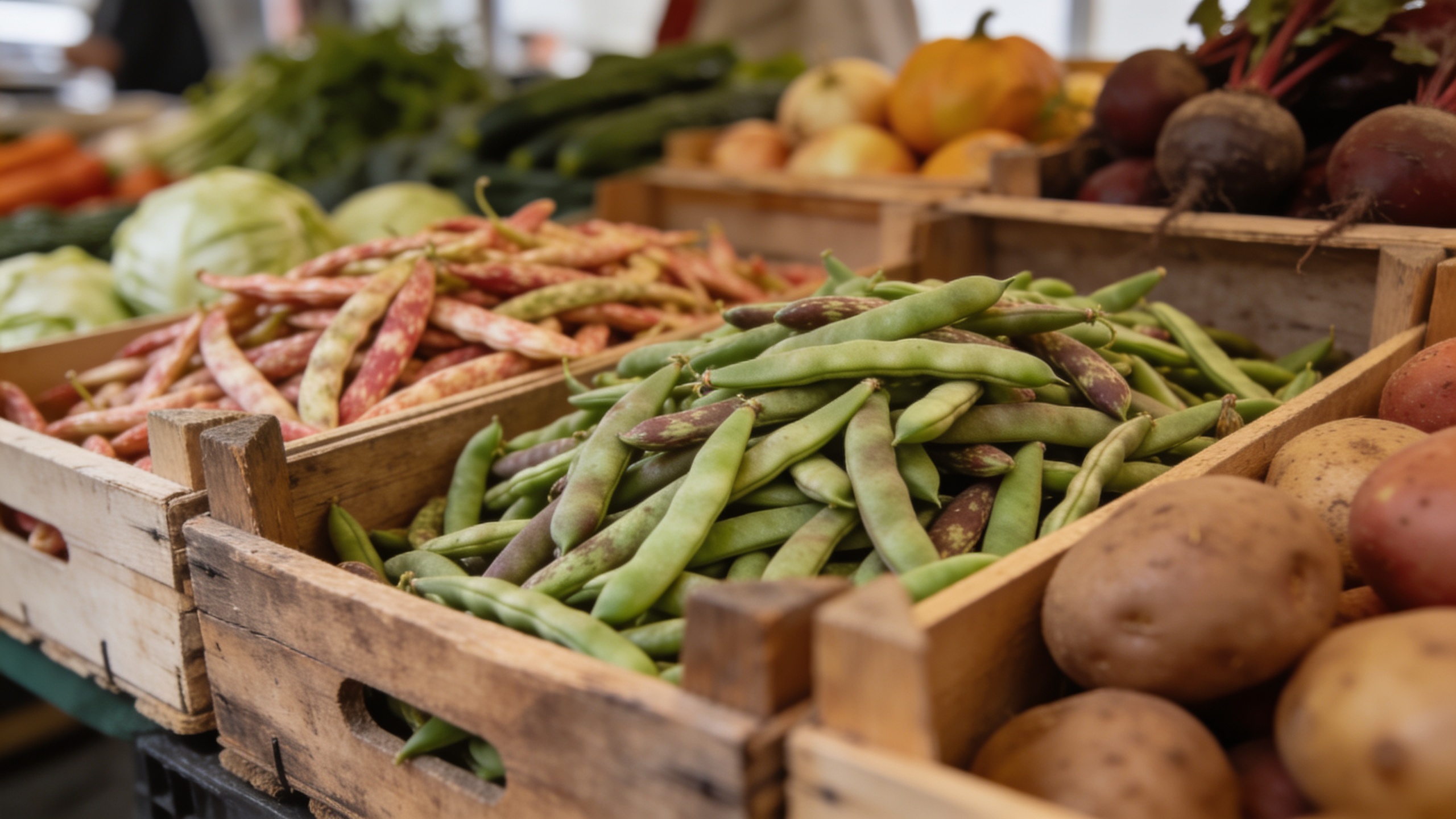 Photo of healthy soil and crops